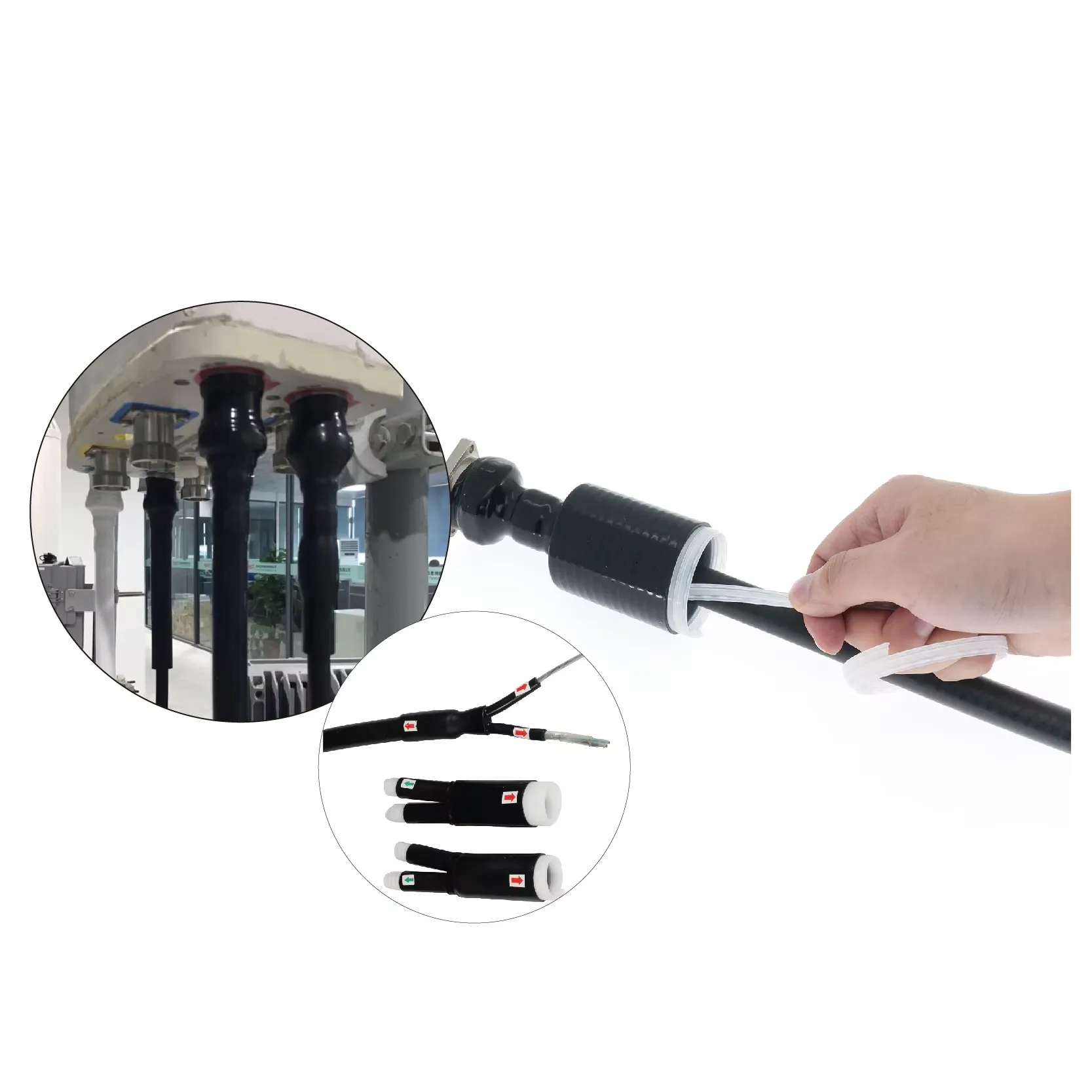 Custom Silicone Cold Shrink Tubing high quality
